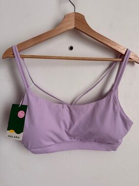 HALARA Lilac Double-Strap Sports Bralette